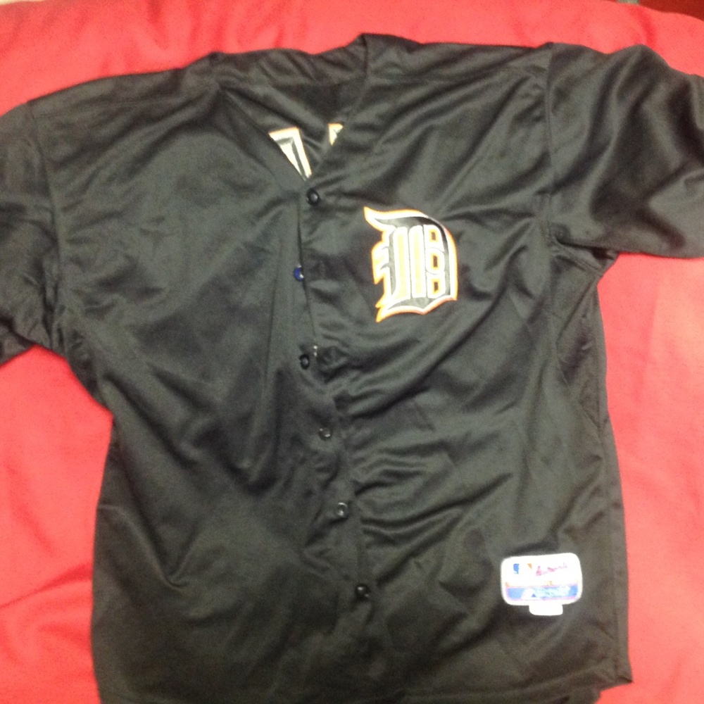 MLB Detroit Tigers Fielder  jersey